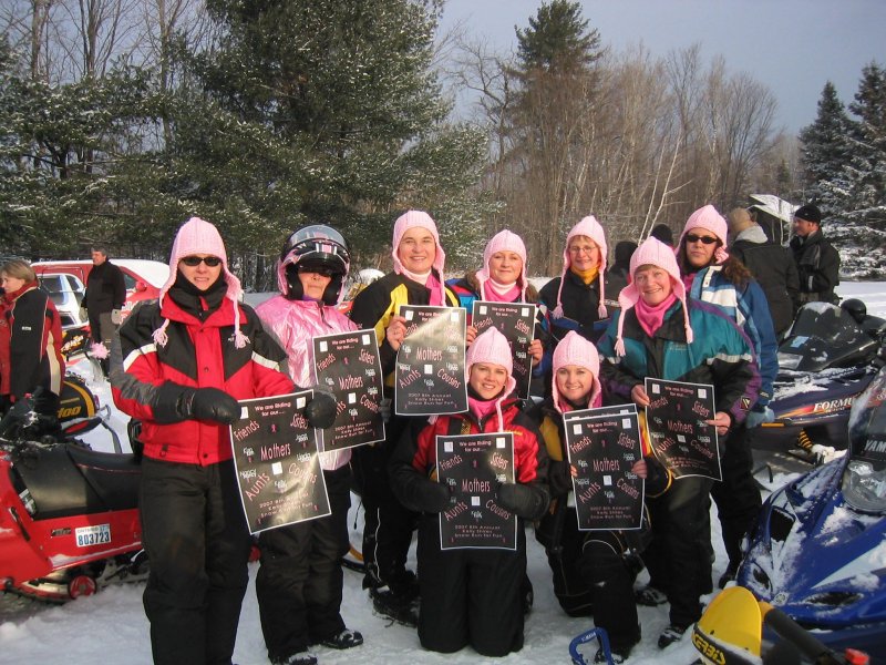 Participants showing support for their loved ones